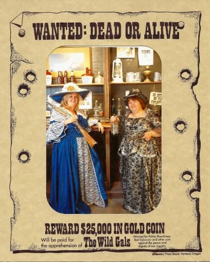 Kim and Bonnie_Old Tucson Wanted Poster